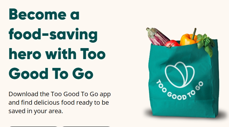 找到物美价优的美食！@ Too Good To Go app