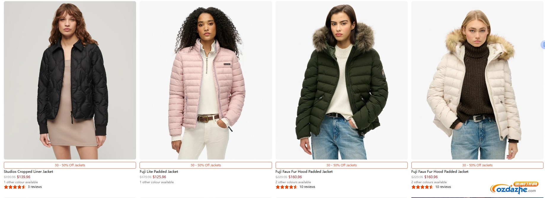 Superdry限时促销：风衣、保暖羽绒服、外套等30% - 50%折扣！