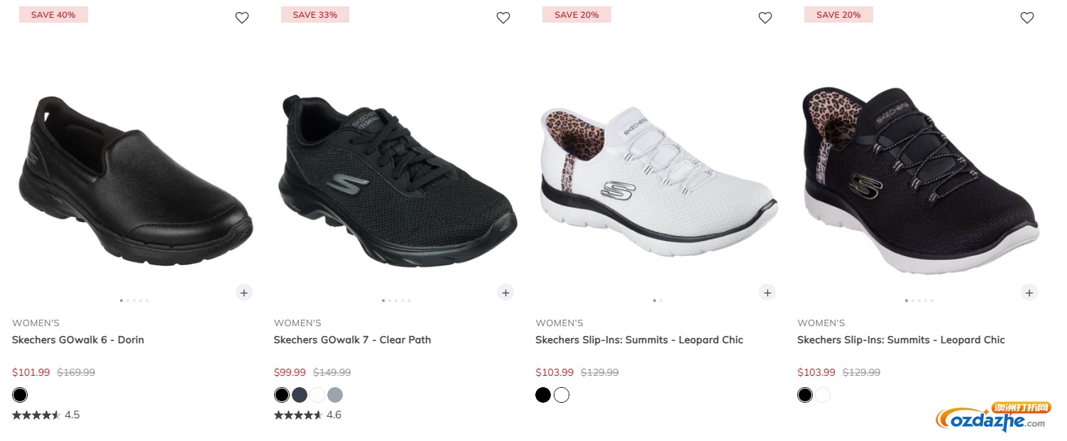 Skechers AfterPay Day促销：20%-40%折扣！